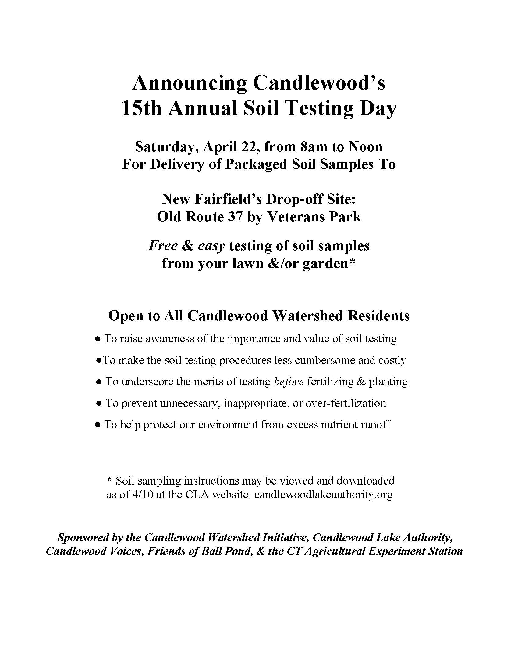 April 23 Soil Testing